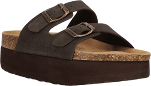 CRUZ Gaze W Leather Chunky Cork Sandal
