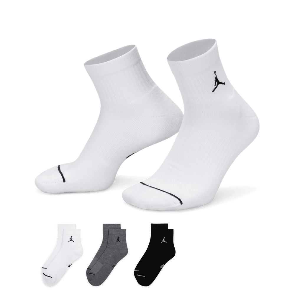 NIKE U J EVERYDAY CUSH POLY ANKLE 3PR -