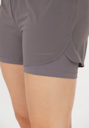 ENDURANCE VAL W 2-IN-1 SHORTS