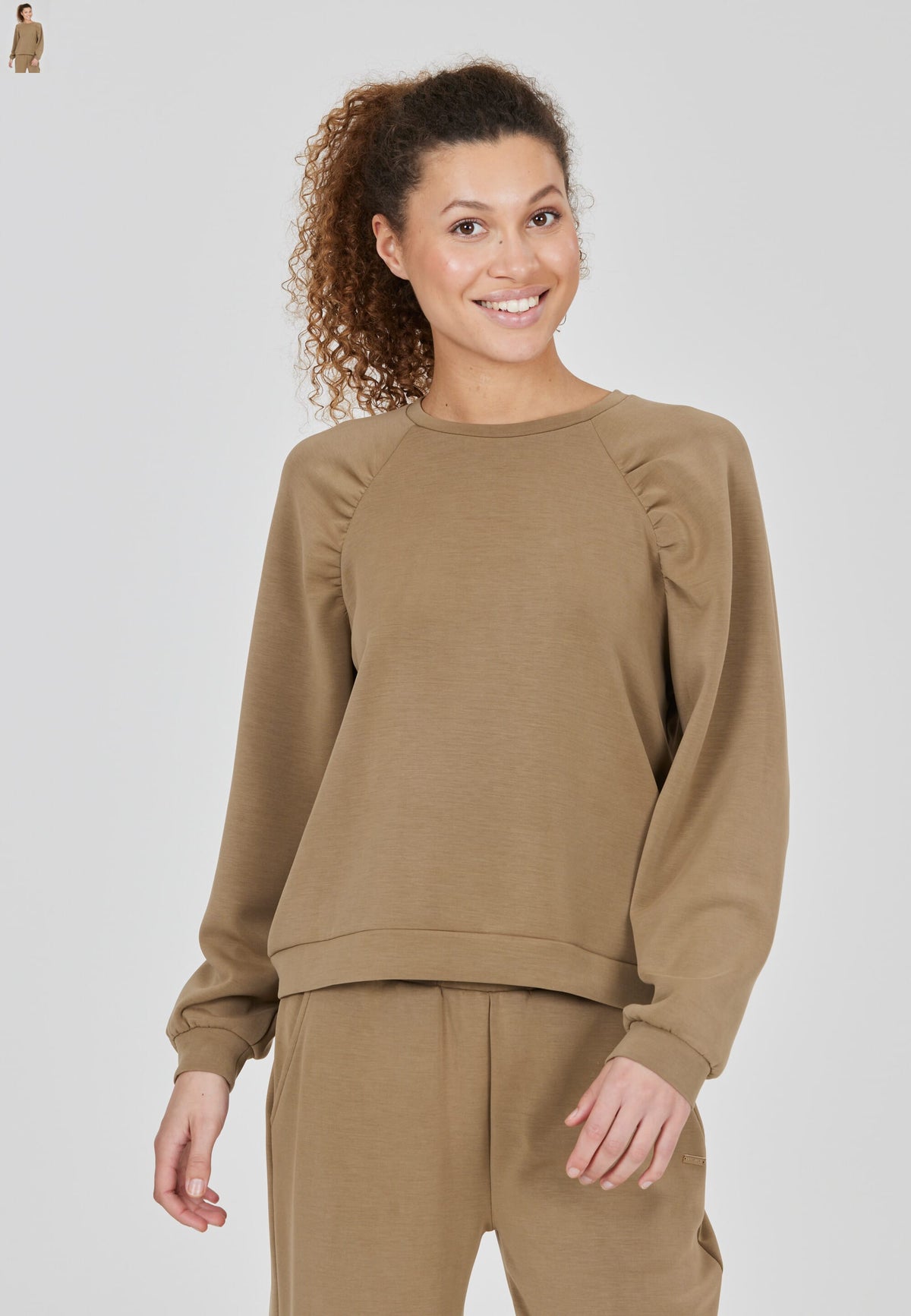 ATHLECIA JILLNANA W BALLOON SLEEVE SWEAT