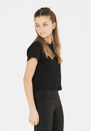 LESARCS ASHTYN CROPPED S/S TEE - YOUTH/GIRL