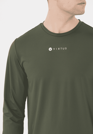 VIRTUS ROGER V2 M HYPERSTRETCH L/S TEE