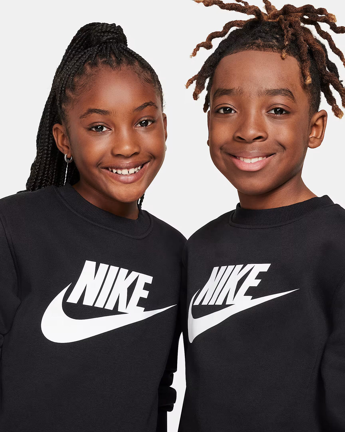 NIKE K NSW CLUB FLC CREW LS HBR