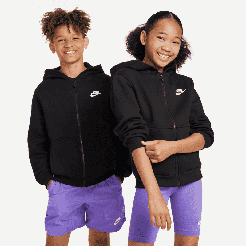 NIKE K NSW CLUB FLC HD FZ LS LBR