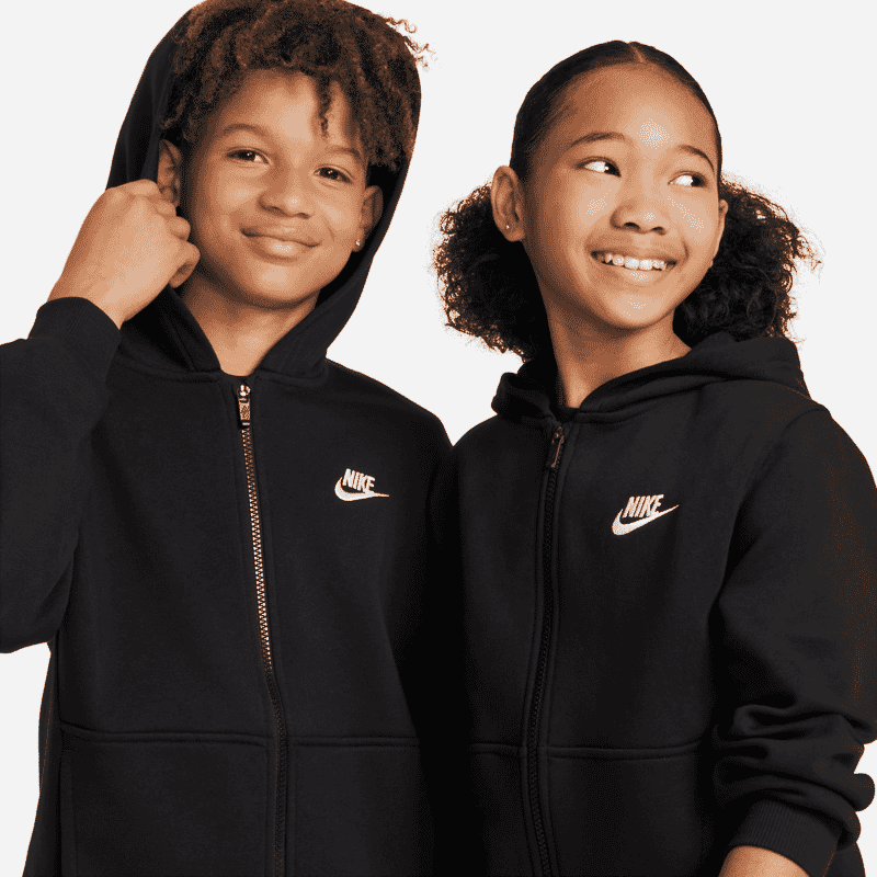 NIKE K NSW CLUB FLC HD FZ LS LBR