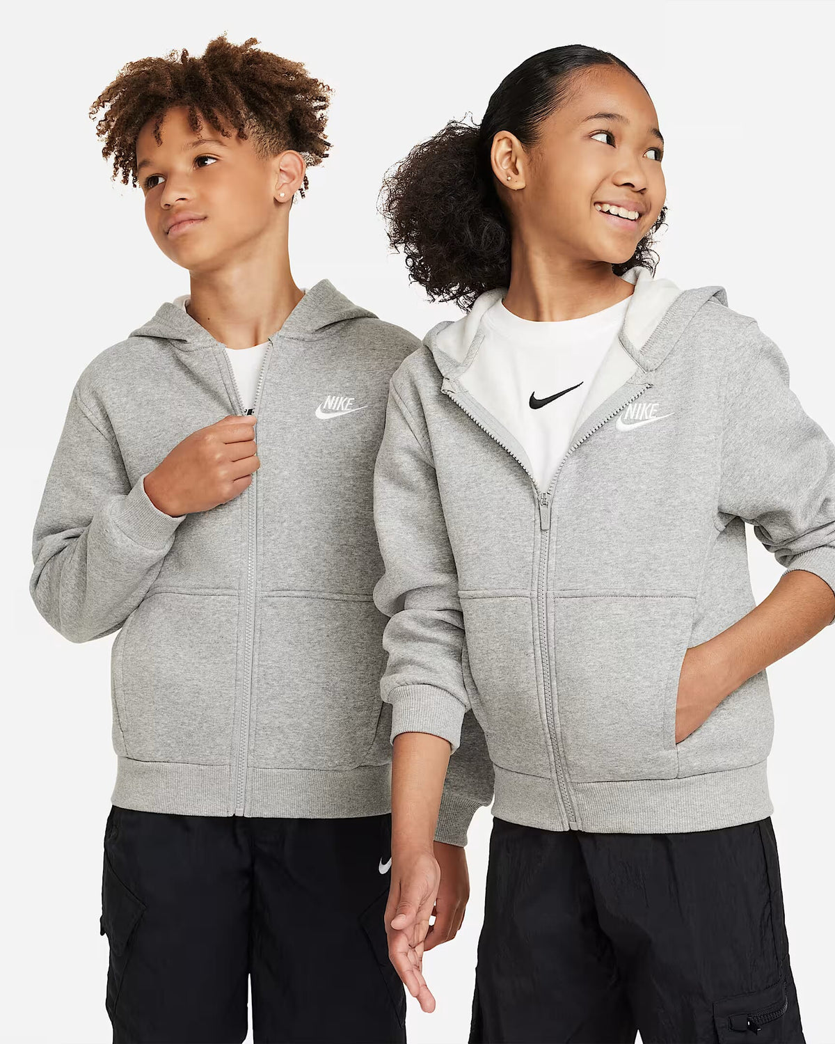 NIKE K NSW CLUB FLC HD FZ LS LBR
