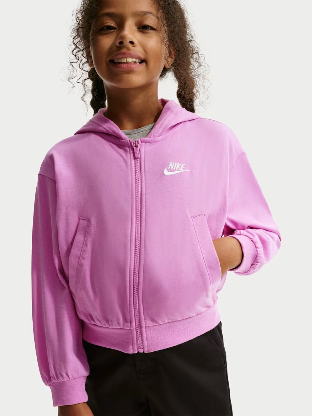 NIKE G NSW FZ HDY JSY LBR