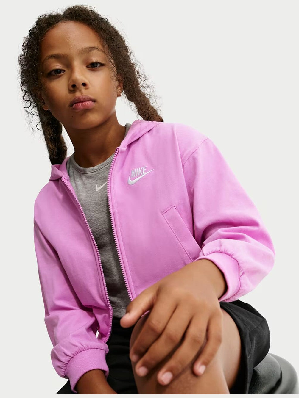 NIKE G NSW FZ HDY JSY LBR