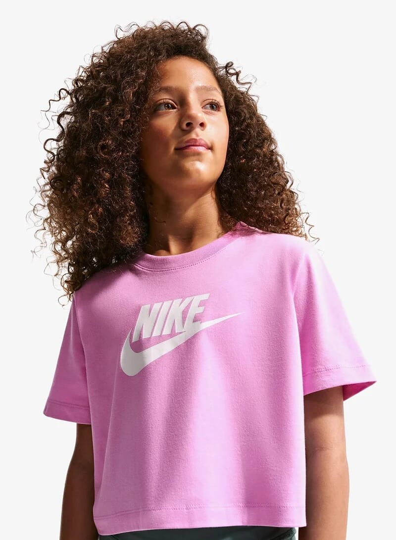NIKE G NSW TEE CROP FUTURA HBR