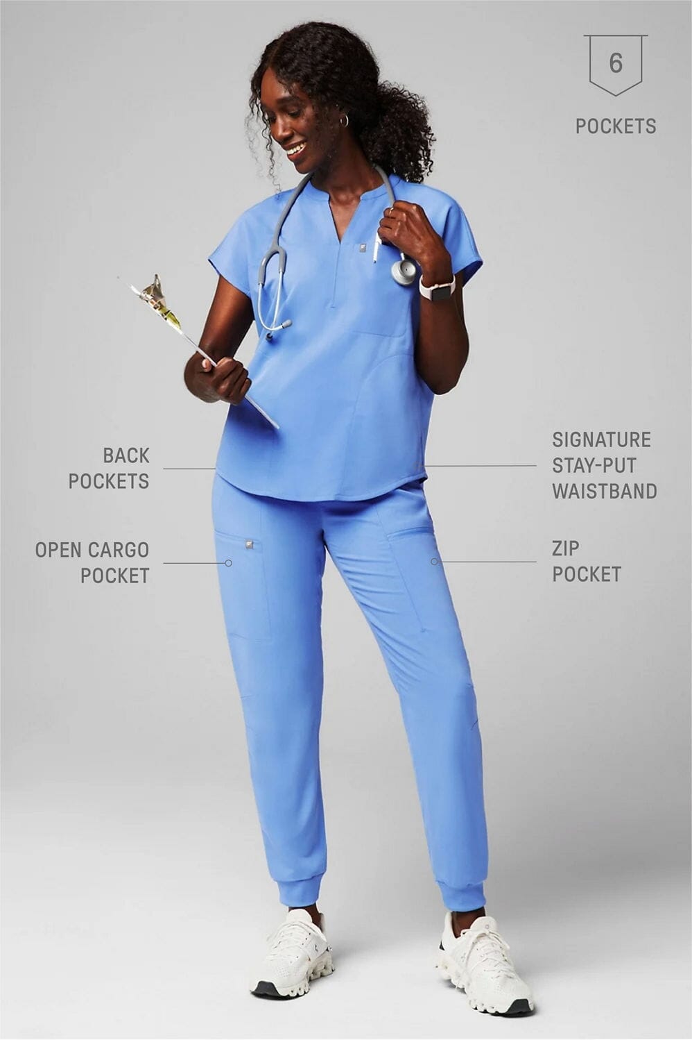 FABLETICS HIGH-RISE ON-CALL SCRUB JOGGER