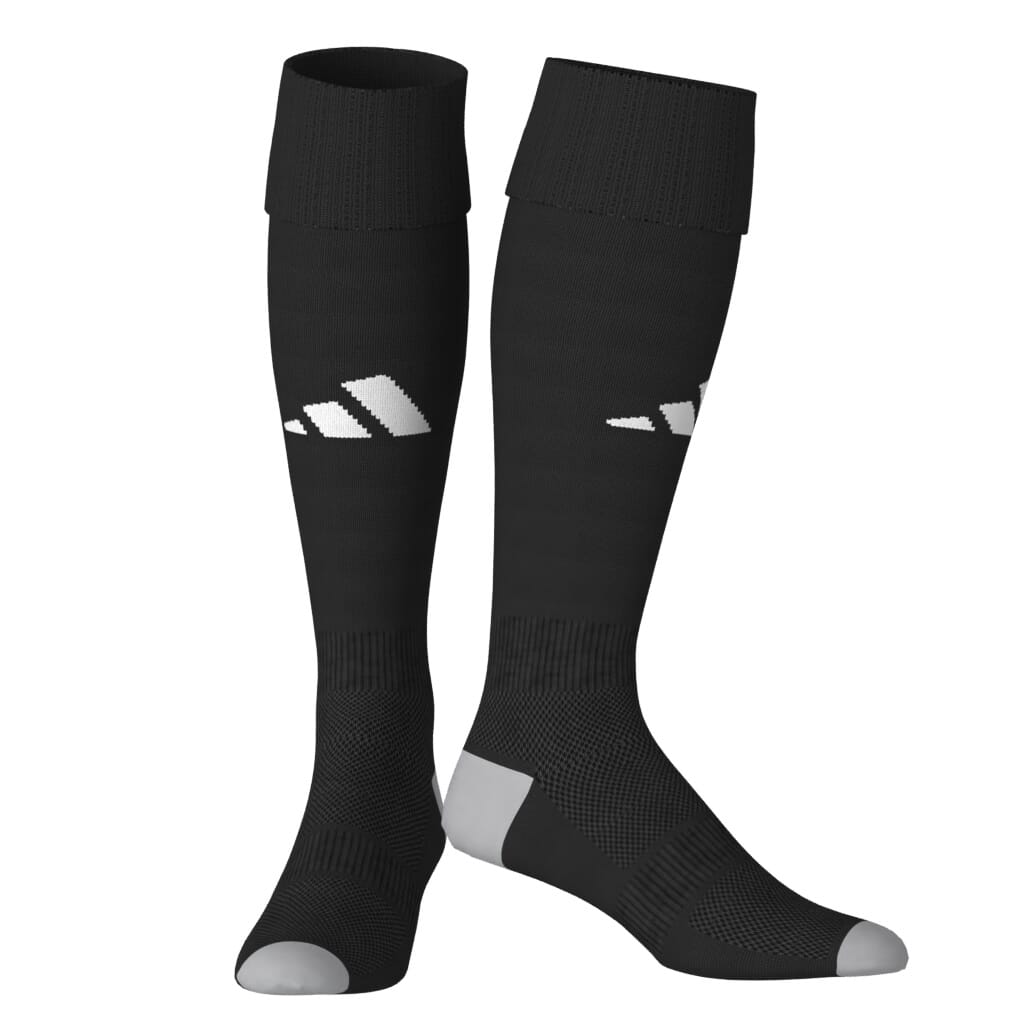 ADIDAS MILANO 23 SOCK      BLACK/WHITE