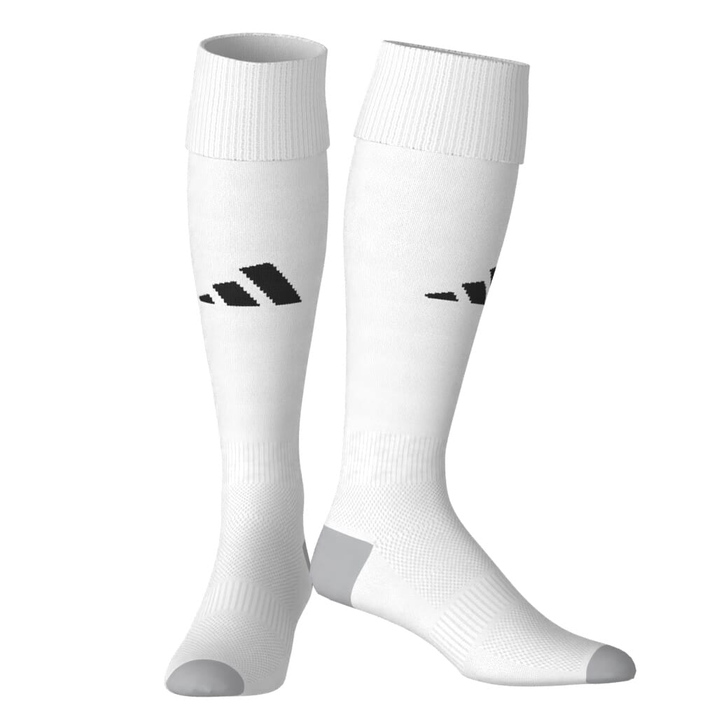 ADIDAS MILANO 23 SOCK      WHITE/BLACK