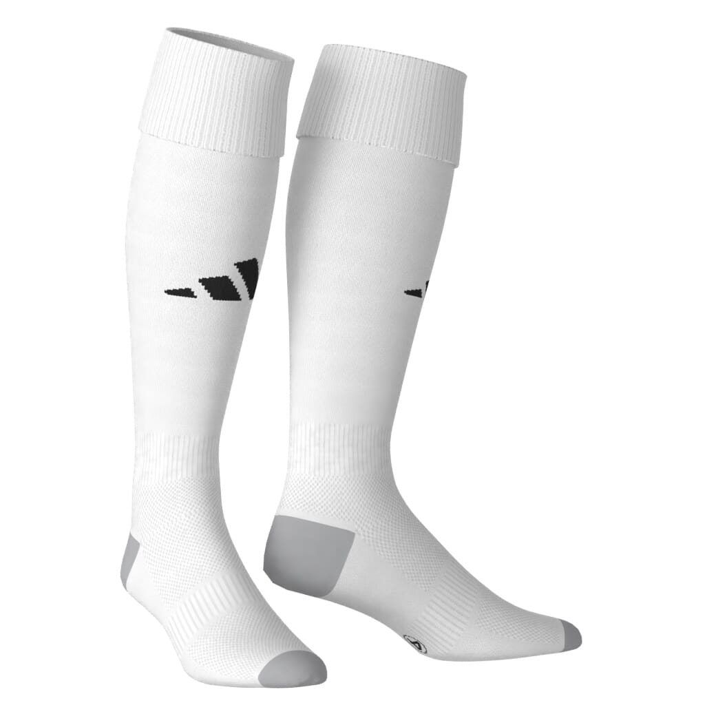 ADIDAS MILANO 23 SOCK      WHITE/BLACK