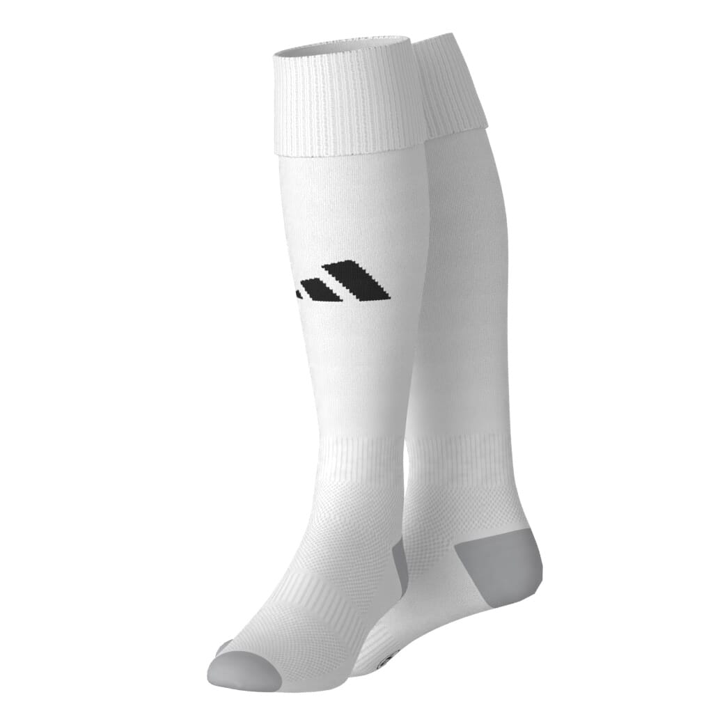 ADIDAS MILANO 23 SOCK      WHITE/BLACK