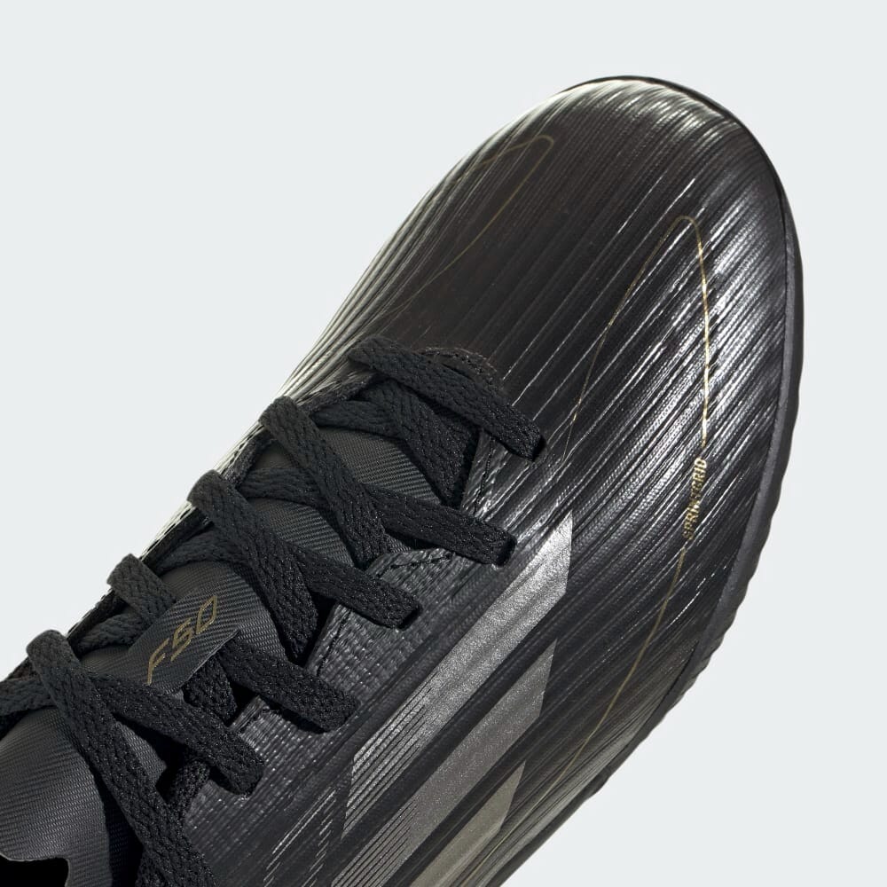 ADIDAS F50 LEAGUE TF J     CBLACK/IRONMT/GOLDMT