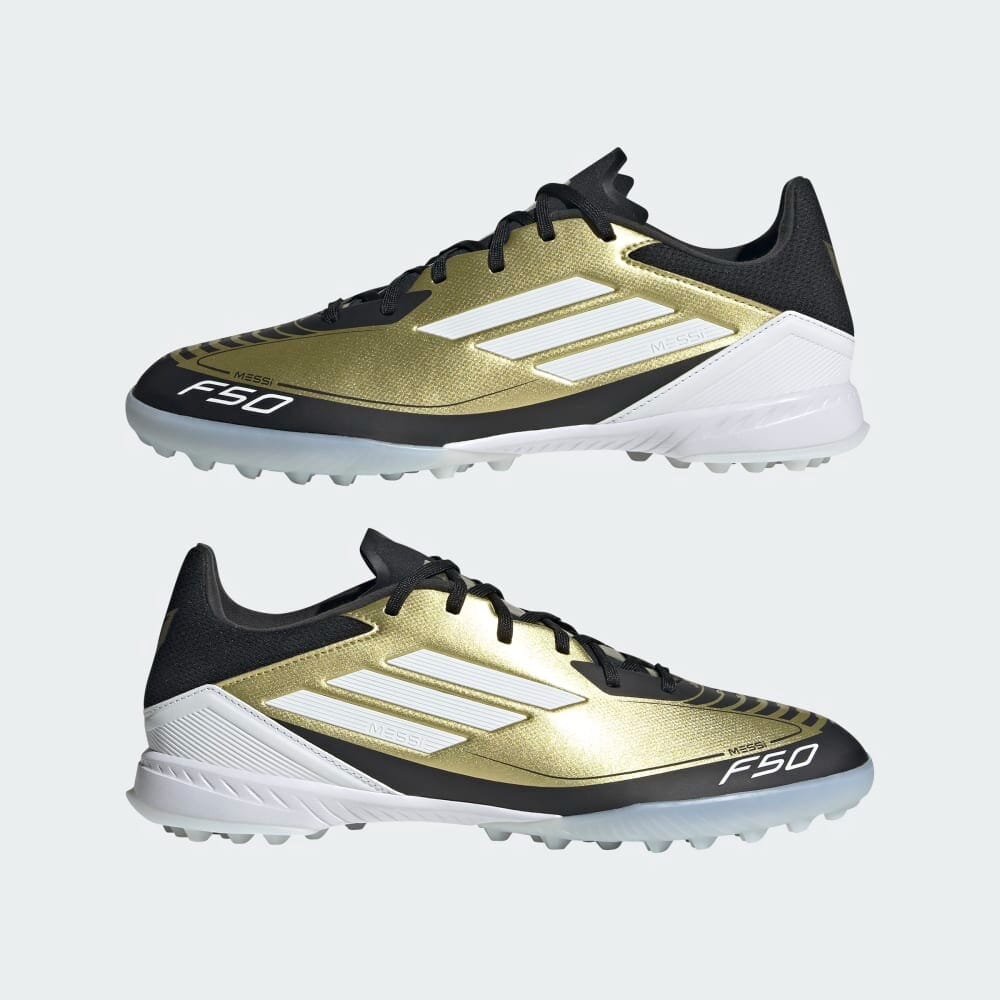ADIDAS F50 LEAGUE TF MESSI GOLDMT/FTWWHT/CBLACK