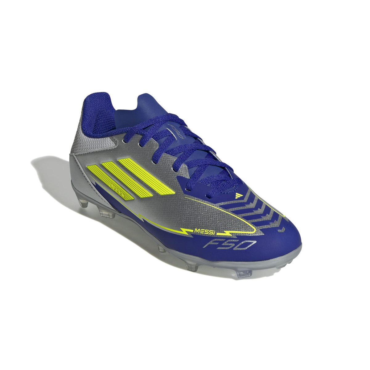 ADIDAS F50 LEAGUE FG/MG J  SILVMT/SYELLO/LUCBLU