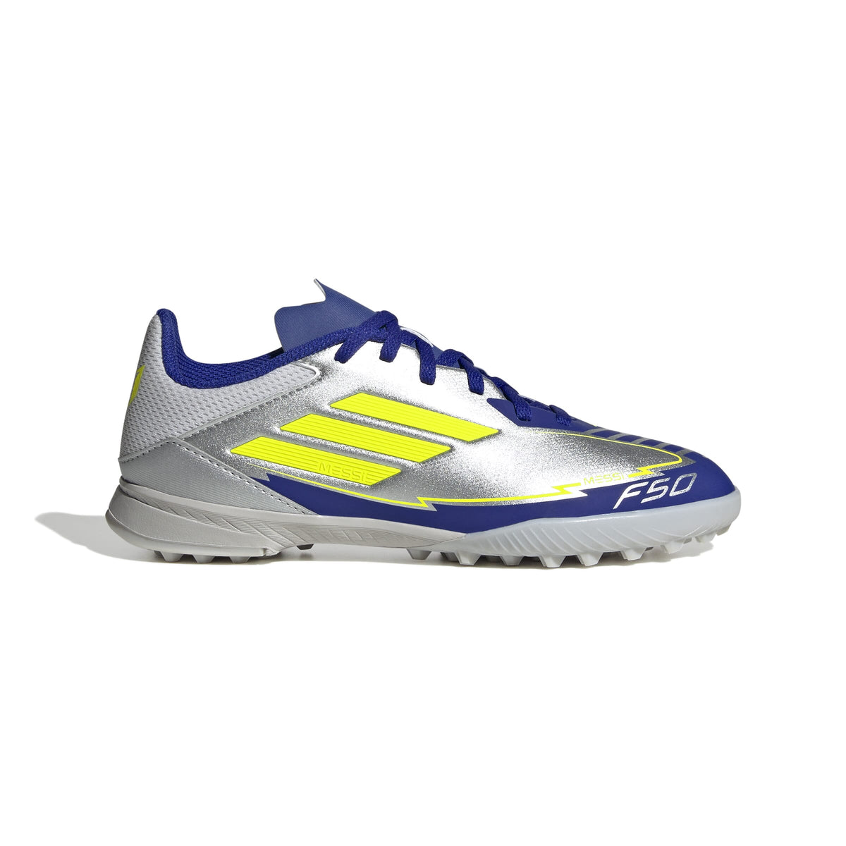 ADIDAS F50 LEAGUE TF J MES SILVMT/SYELLO/LUCBLU