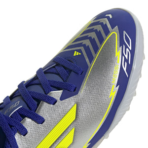 ADIDAS F50 LEAGUE TF J MES SILVMT/SYELLO/LUCBLU