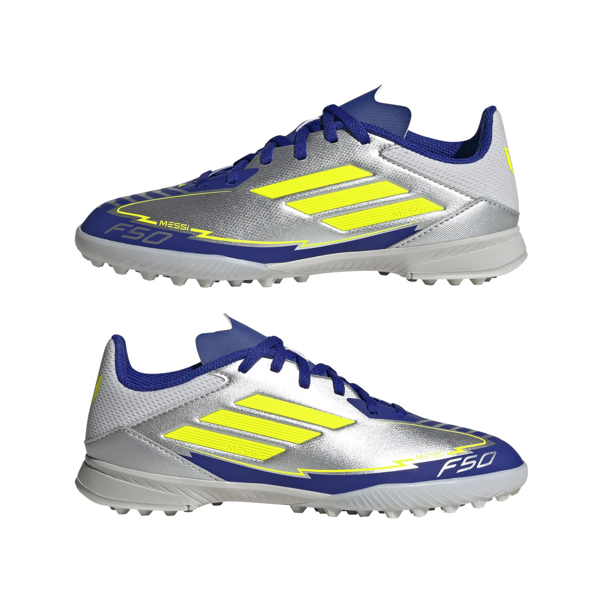 ADIDAS F50 LEAGUE TF J MES SILVMT/SYELLO/LUCBLU