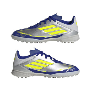 ADIDAS F50 LEAGUE TF J MES SILVMT/SYELLO/LUCBLU