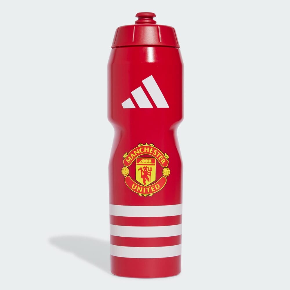 ADIDAS MUFC BOTTLE MUFRED/WHITE
