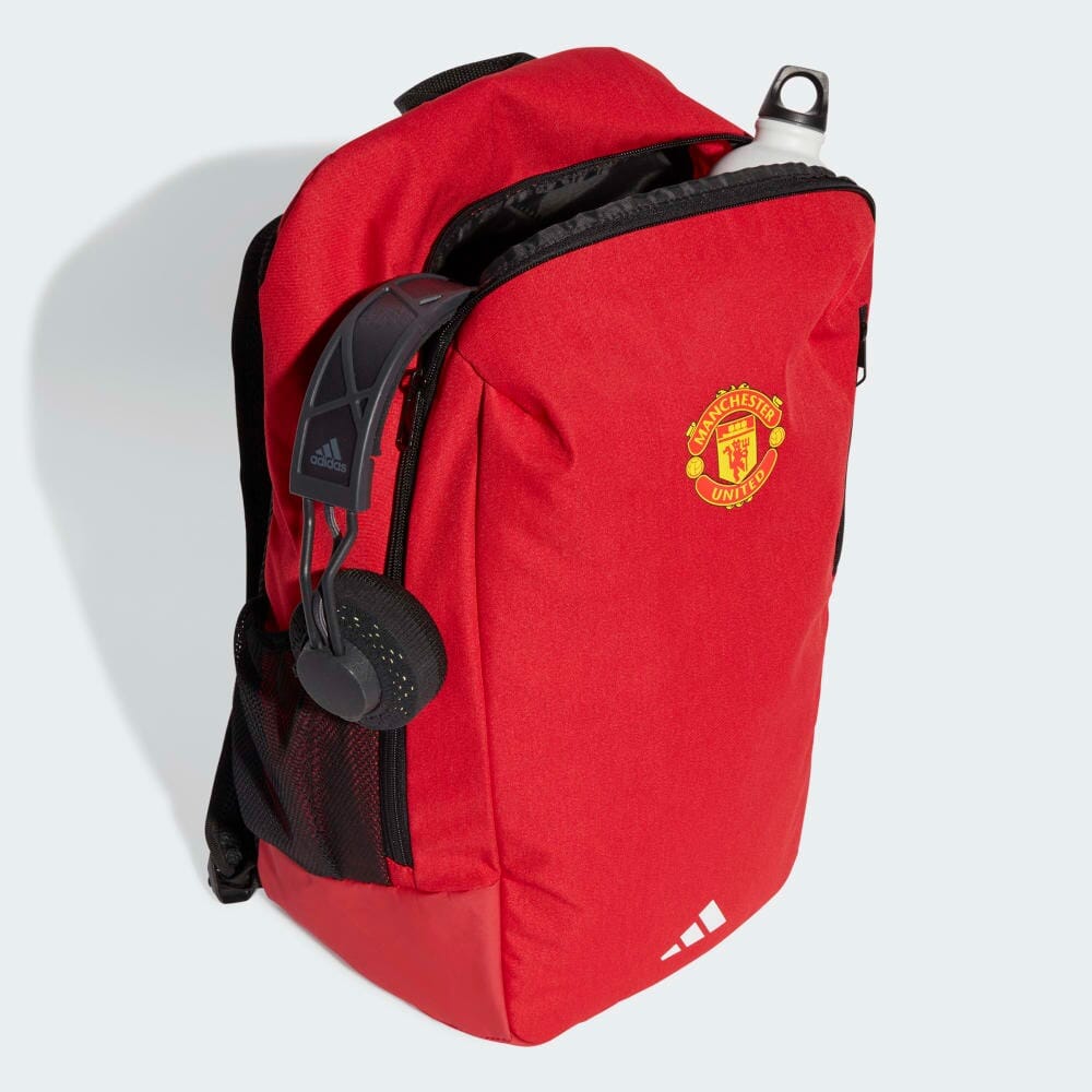 ADIDAS MUFC BACKPACK MUFRED/BLACK/WHITE