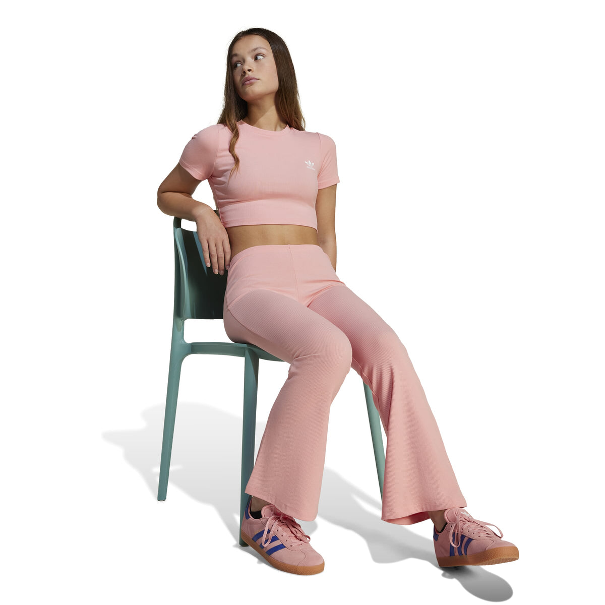 ADIDAS RIB CROP TEE        SEPISP