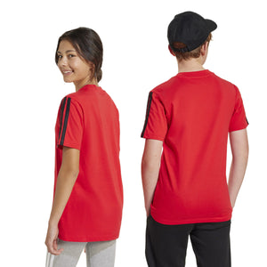 ADIDAS J 3S TEE 160        PURRUB/BLACK