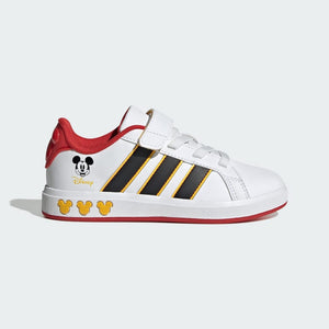 ADIDAS GRAND COURT MICKEY EL K FTWWHT/CBLACK/BOGOLD