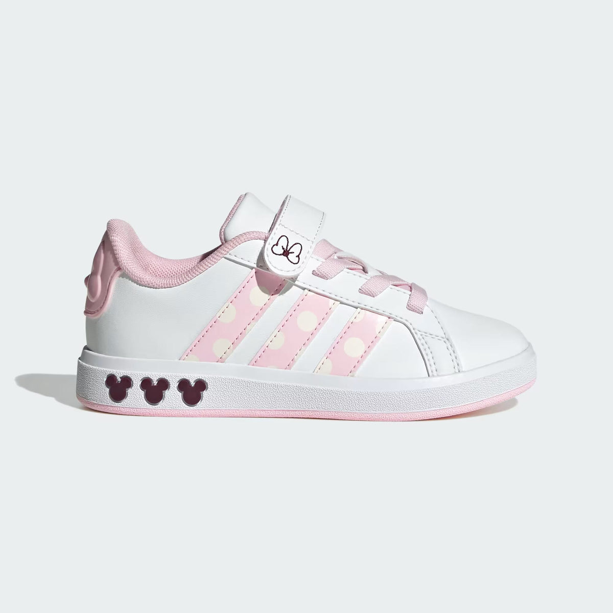 ADIDAS GRAND COURT MINNIE EL K FTWWHT/CLPINK/CWHITE