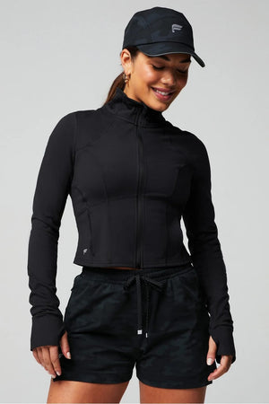 FABLETICS PERFECT STORM CROPPED TRAIN JACKET