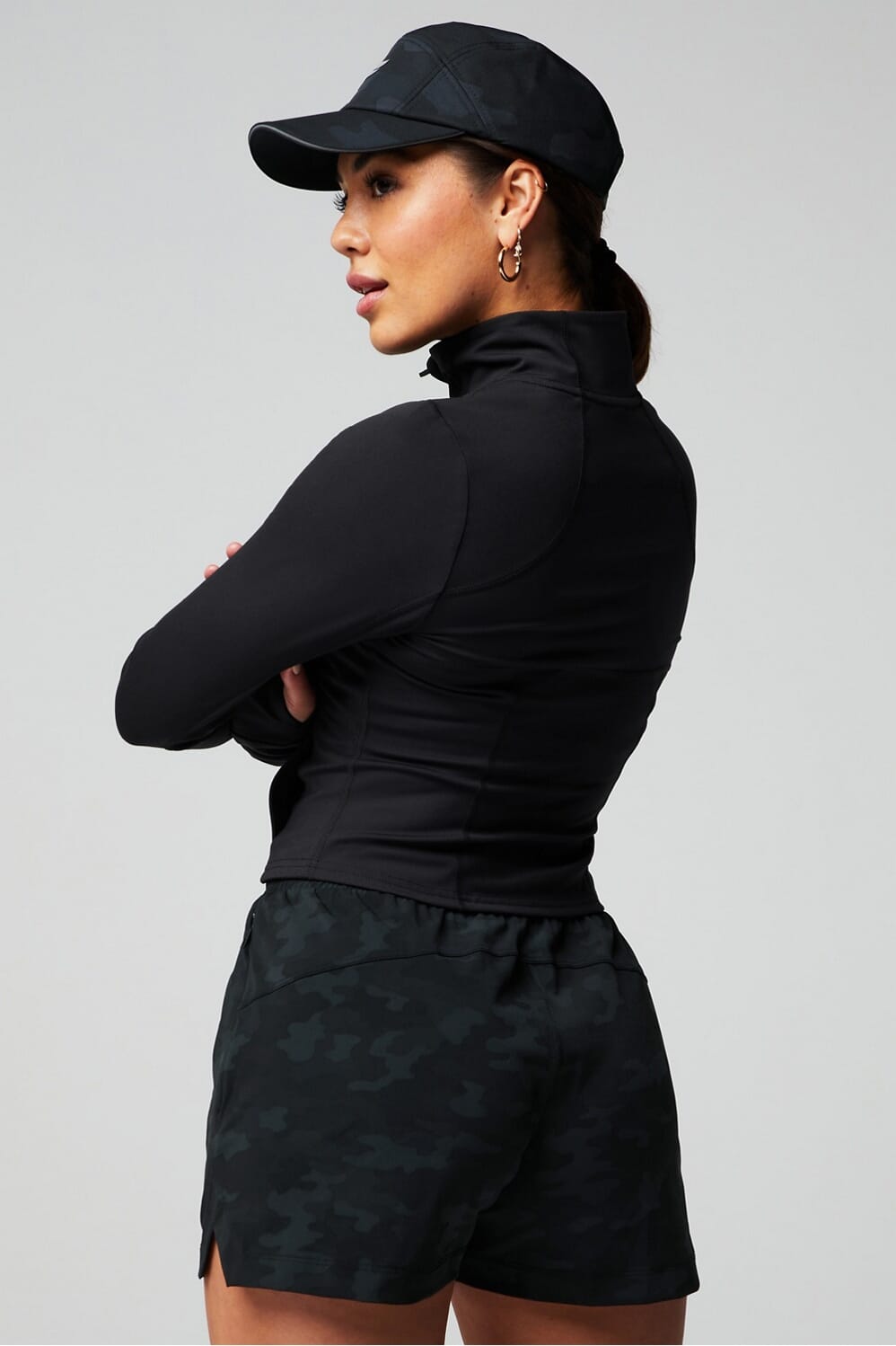 FABLETICS PERFECT STORM CROPPED TRAIN JACKET