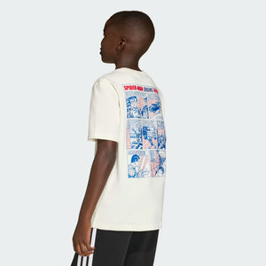 ADIDAS J MRVL SM GFX T OWHITE/DKBLUE