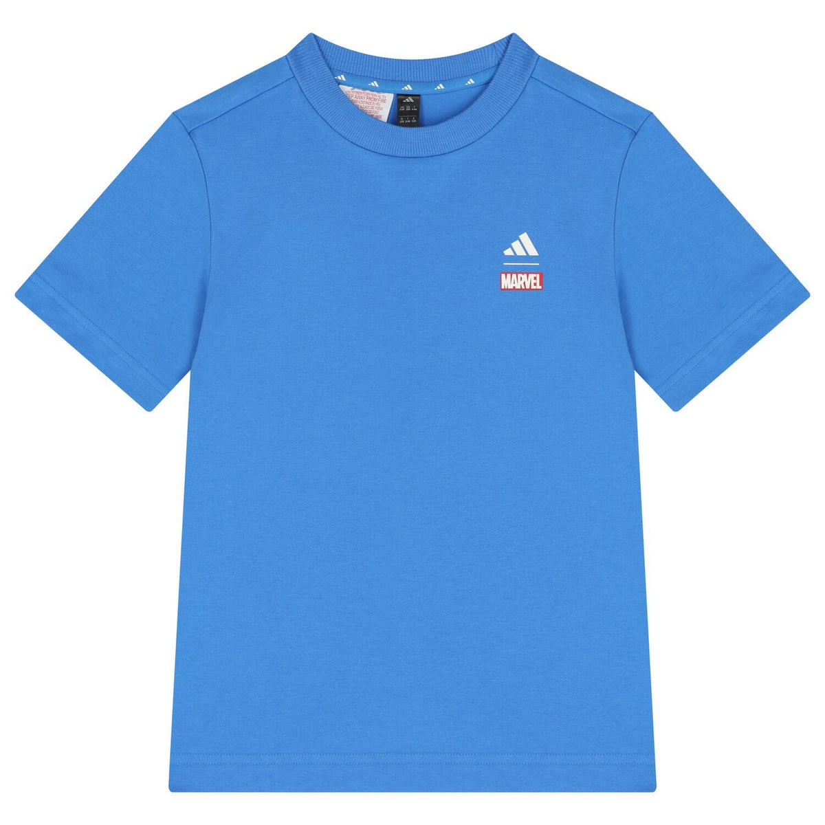 ADIDAS J MRVL AV GFX T RAYBLU/OWHITE
