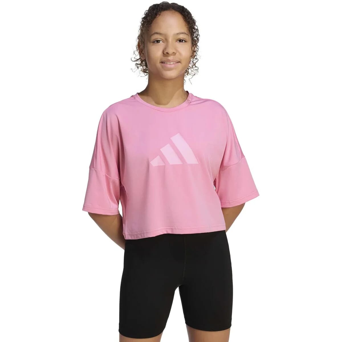ADIDAS JG SPI CRP TEE STTRBL/TRUPNK