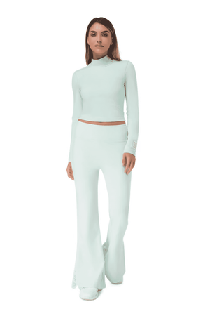 TRIBE OF 6 ALESSIA RECYCLED FLARED PANTS WITH EMBROIDERY