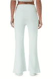 TRIBE OF 6 ALESSIA RECYCLED FLARED PANTS WITH EMBROIDERY