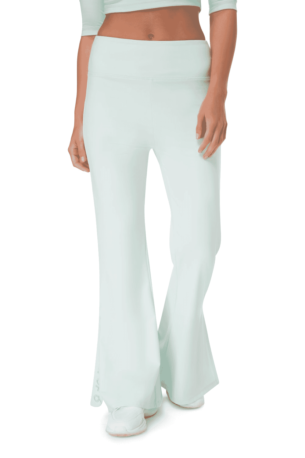 TRIBE OF 6 ALESSIA RECYCLED FLARED PANTS WITH EMBROIDERY