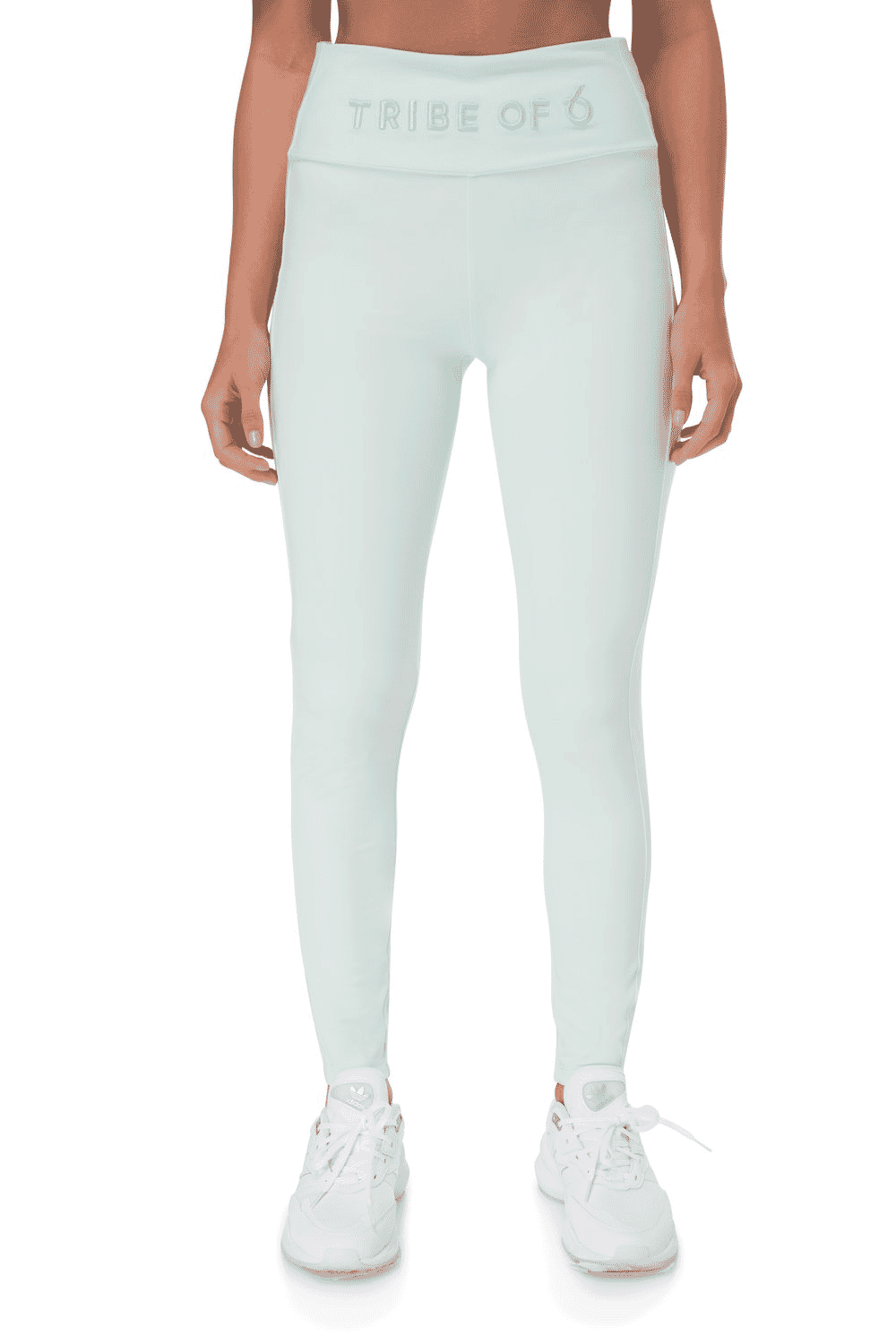TRIBE OF 6 AZALEA RECYCLED LEGGING WITH EMBROIDERED WAISTBAND