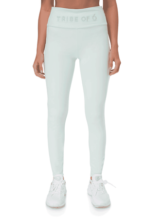 TRIBE OF 6 AZALEA RECYCLED LEGGING WITH EMBROIDERED WAISTBAND
