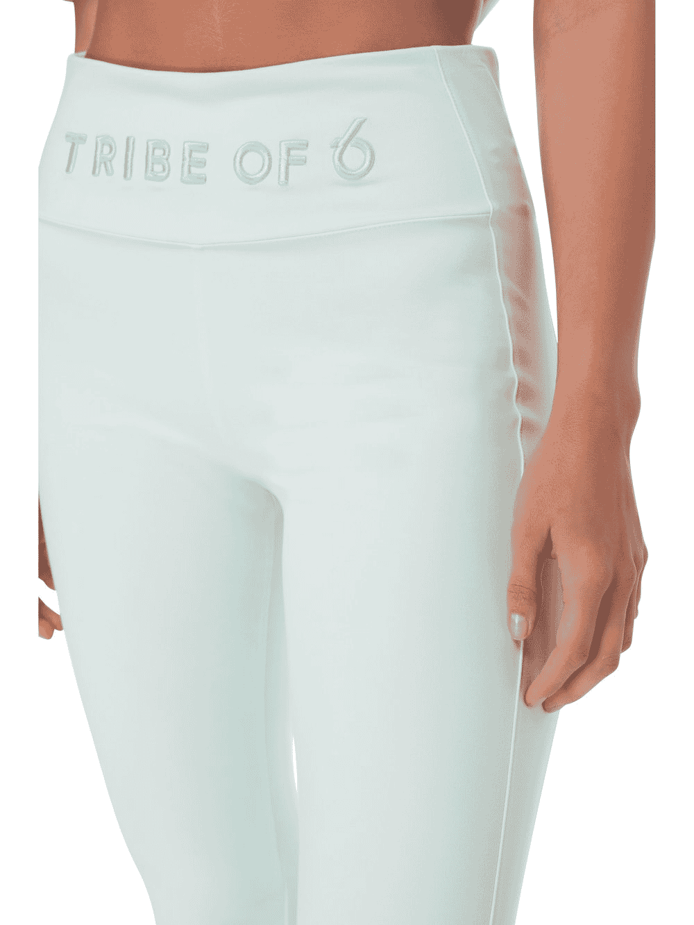 TRIBE OF 6 AZALEA RECYCLED LEGGING WITH EMBROIDERED WAISTBAND