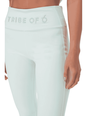TRIBE OF 6 AZALEA RECYCLED LEGGING WITH EMBROIDERED WAISTBAND