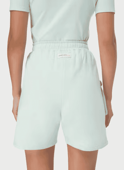 TRIBE OF 6 ANISE BRUSHED BAMBOO SHORTS WITH EMBROIDERY
