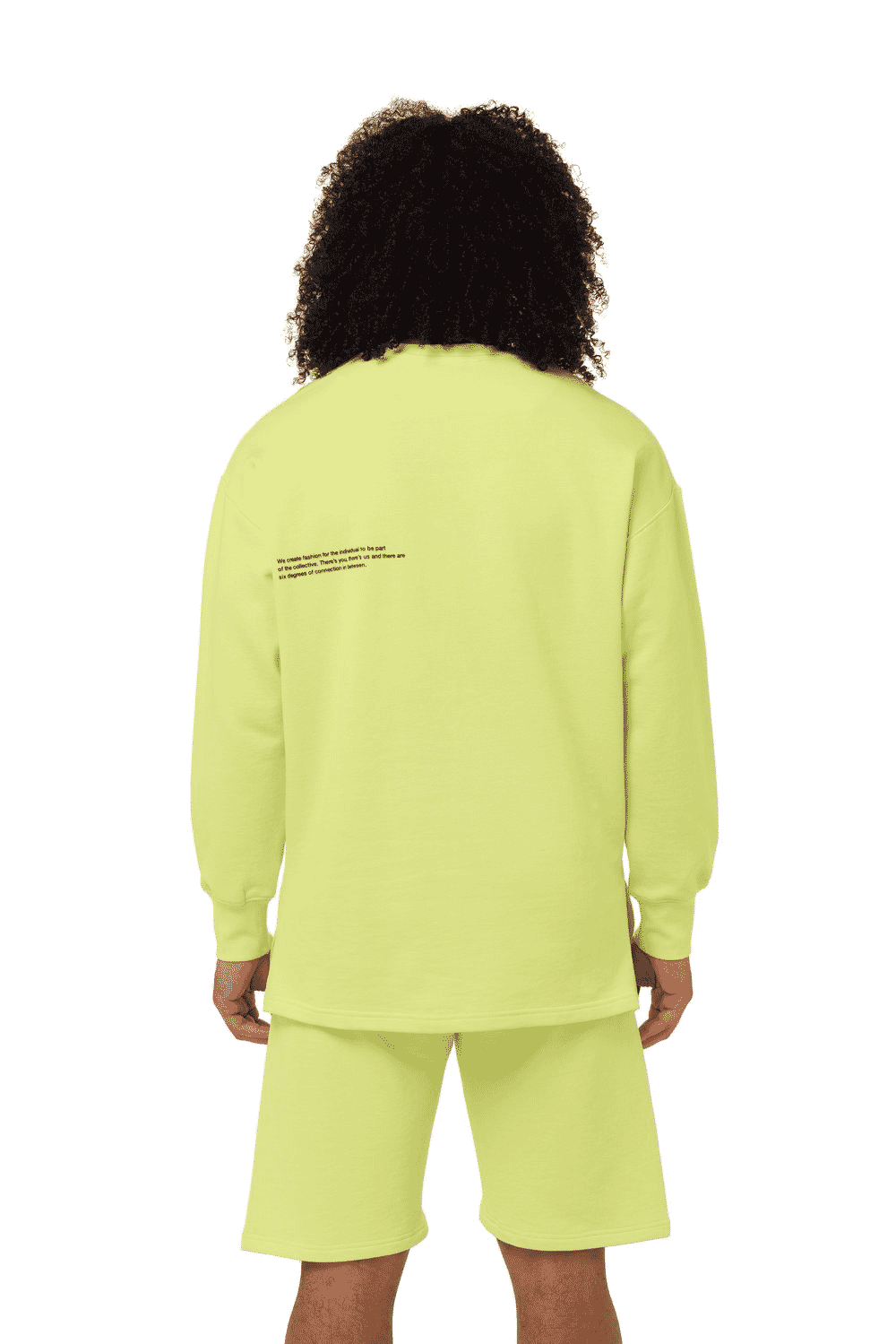 TRIBE OF 6 ACHILLES ORGANIC COTTON  OVERSIZED UNISEX SWEATSHIRT WITH EMBROIDERY