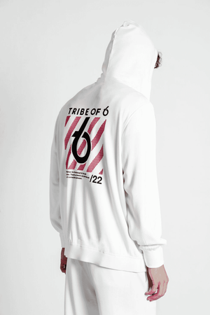 TRIBE OF 6 ANGUS BRUSHED BAMBOO ZIP THROUGH HOODIE