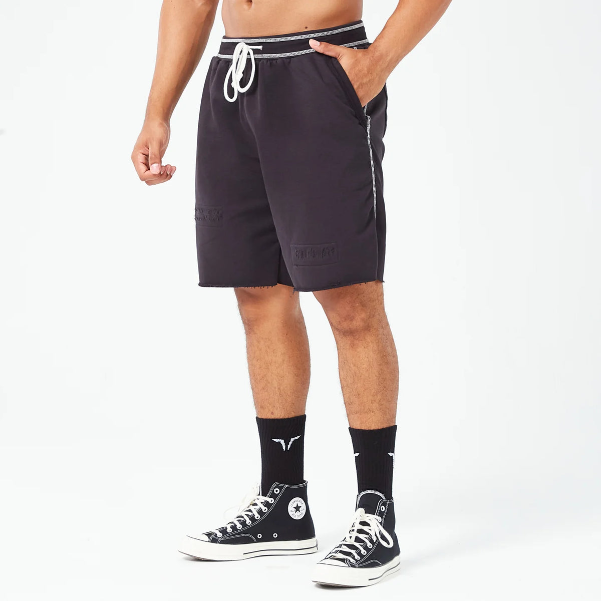 SQUATWOLF GOLDEN ERA RIPPED SHORTS