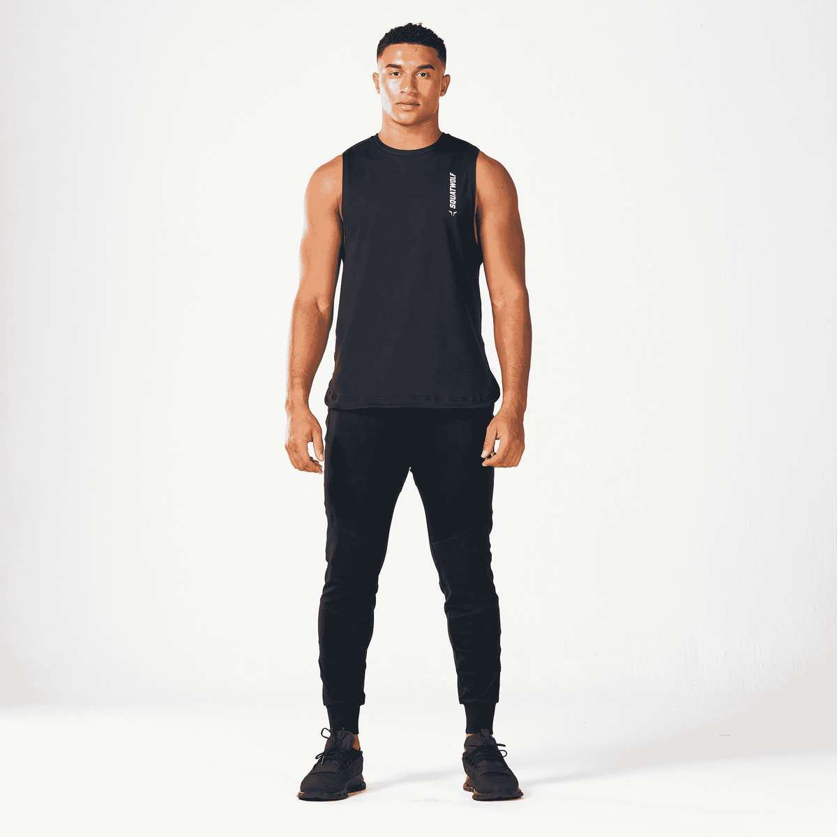 SQUATWOLF STATEMENT RIBBED JOGGERS REIMAGINED