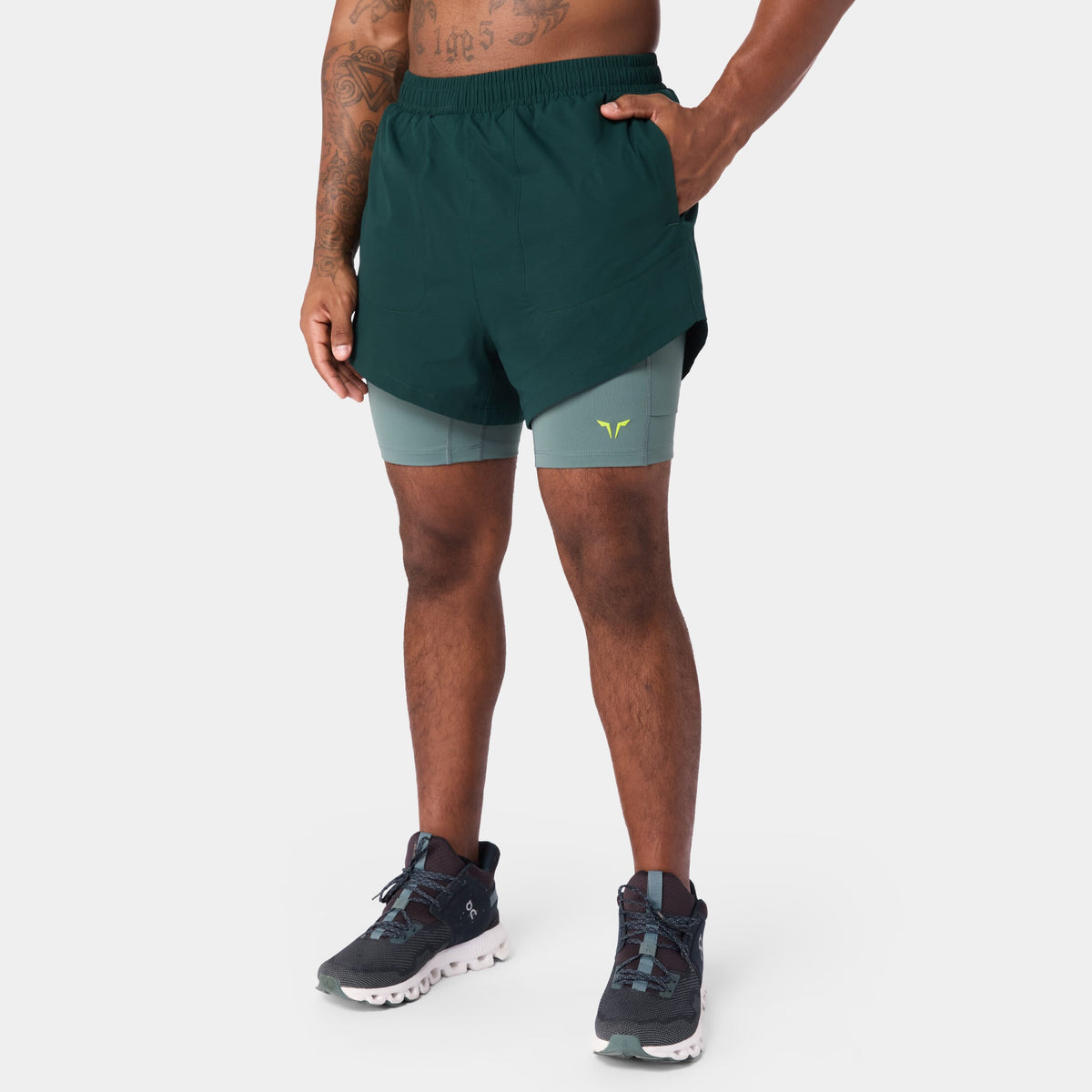 SQUATWOLF PERFORMANCE 2-IN-1 5" SHORTS
