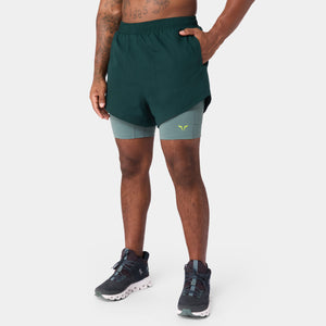 SQUATWOLF PERFORMANCE 2-IN-1 5" SHORTS